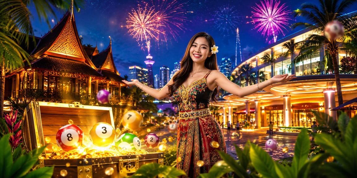 Suasana loteri gaya Melayu di Sarawak Malaysia